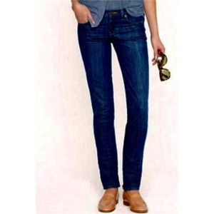 J. Crew Matchstick Dark Wash Jeans Straight Leg Style 80280 Size 30